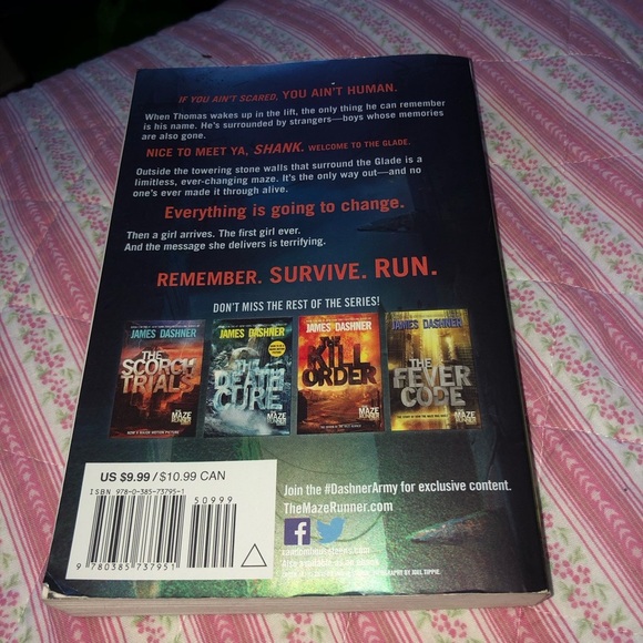 The Maze Runner Book by James Dashner - Picture 2 of 8